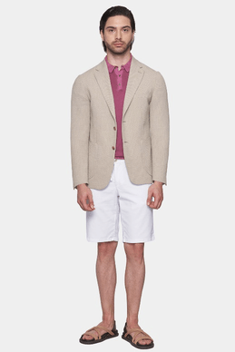 The Mercerized Cotton Polo (Fuschia) Bright Moons