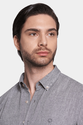 The Luxury Linen Shirt (Primer Gray) Bright Moons