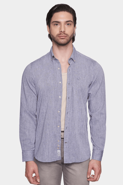 The Luxury Linen Shirt (Lavender) Bright Moons