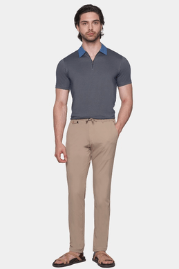 The Mercerized Polo (Nautical Blue) Bright Moons