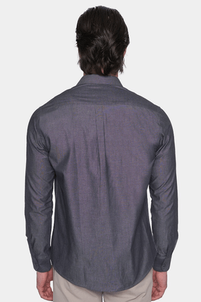 Premium Cotton Dress Shirt (Dark Gray) Bright Moons