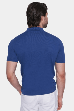 The Mercerized Cotton Polo (Ocean Tones) Bright Moons