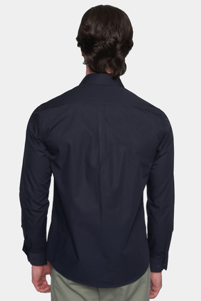 Premium Cotton Dress Shirt (Night) Bright Moons
