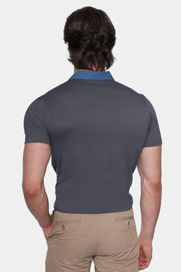The Mercerized Polo (Nautical Blue) Bright Moons
