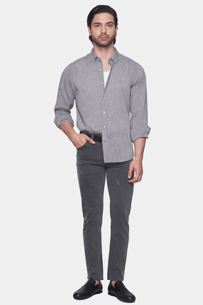 The Luxury Linen Shirt (Primer Gray) Bright Moons