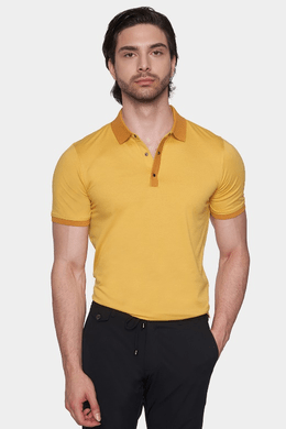The Mercerized Cotton Polo (Nitro Yellow) Bright Moons