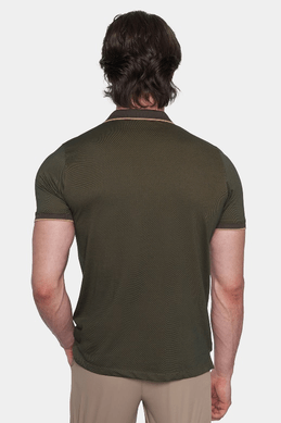 The Mercerized Cotton Polo (Olive) Bright Moons