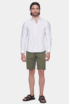 Premium Cotton Dress Shirt (White) Bright Moons