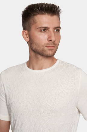 The Essential Shirt (Cream Waves) Bright Moons