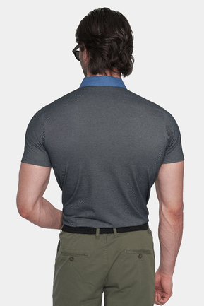 The Mercerized Cotton Polo (Stone) Bright Moons
