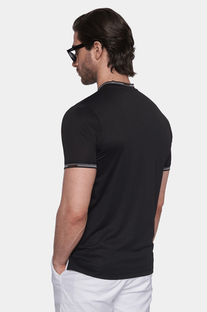 The Mercerized Cotton Polo (Race Black) Bright Moons