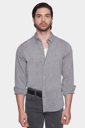 The Luxury Linen Shirt (Primer Gray) Bright Moons