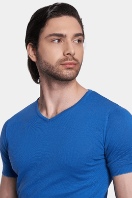 The Essential Shirt (Marine Blue) Bright Moons