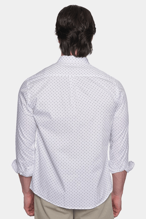 Premium Cotton dress shirt(polka dot) Bright Moons