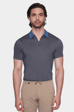 The Mercerized Polo (Nautical Blue) Bright Moons