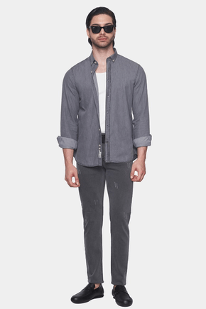 The Denim Shirt (Ash) Bright Moons
