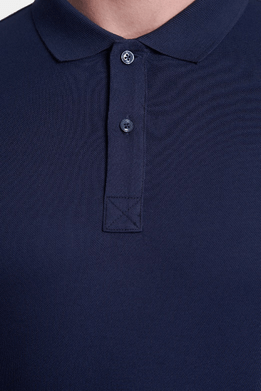The Mercerized Cotton Polo (Deep Sea) Bright Moons