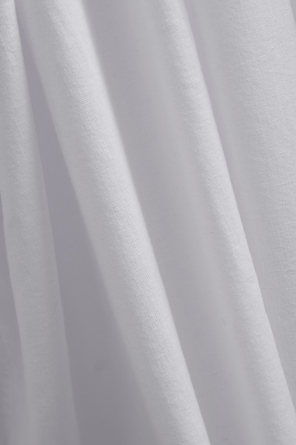 The Luxury Linen Shirt (Pure White) Bright Moons