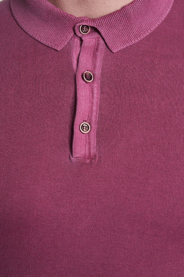 The Mercerized Cotton Polo (Fuschia) Bright Moons