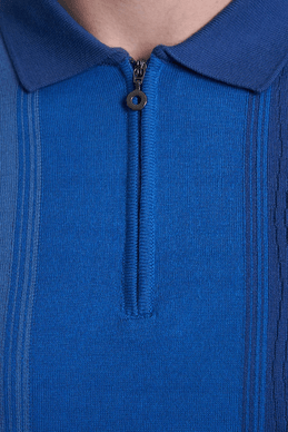 The Mercerized Cotton Polo (Ocean Tones) Bright Moons