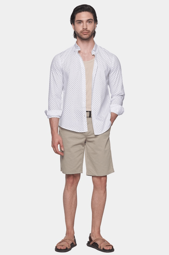 The Summer Shorts (Natural Beige) Bright Moons