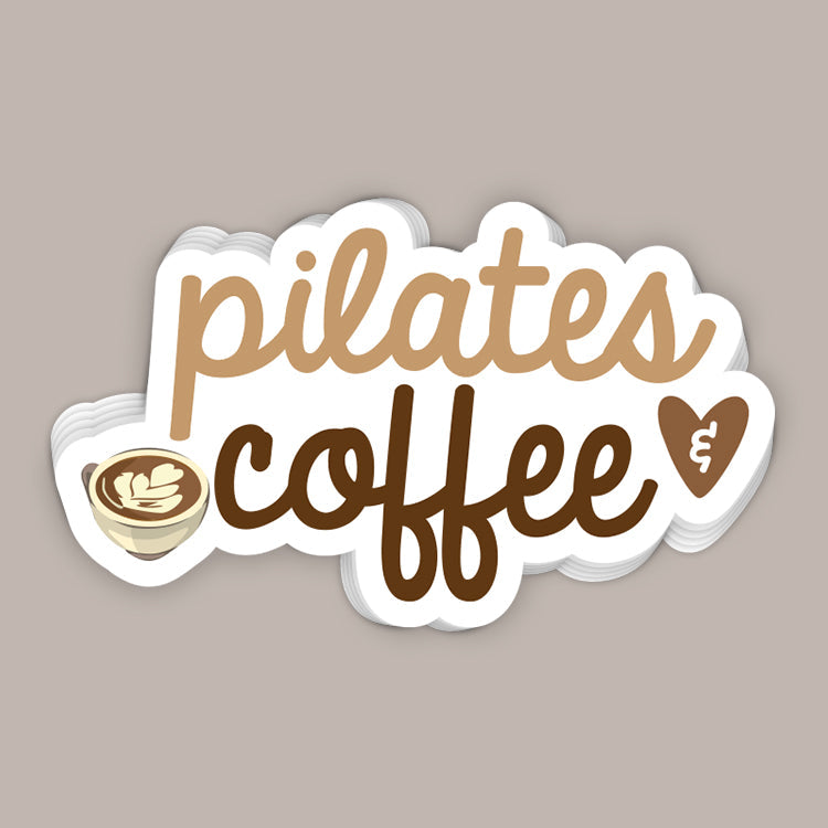 Pilates & Coffee Decal Ivy + Cloth