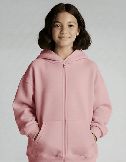 Dreamy Soft Charlie Play Solid Color - Bamboo Kids Zip Up Hoodie Sweatshirt Charlies Project Kids