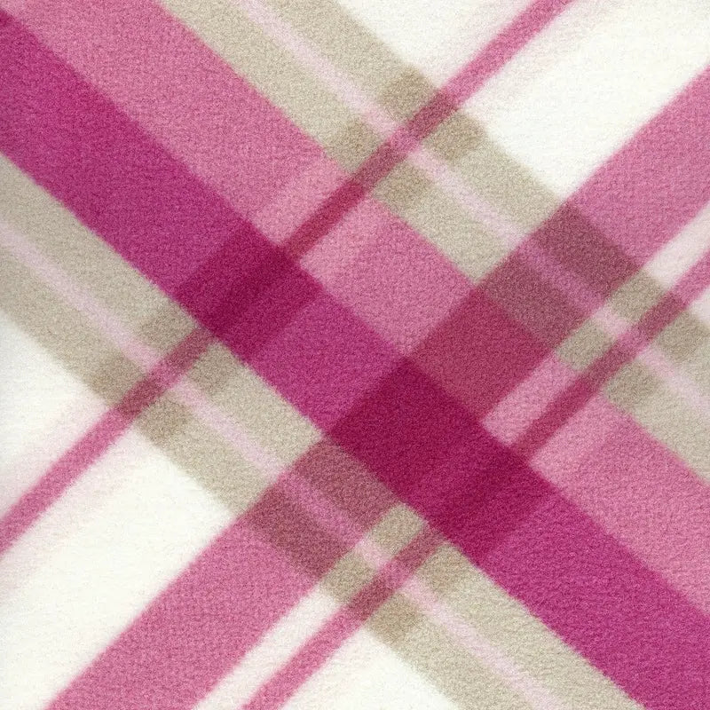 Polar Feet Fleece Socks - Pink Argyle Polar Feet® LLC