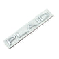 PLAID Letter Badge Emblem | Premium Alloy | 3M Adhesive | 4 Finishes Available Tesery Official Store