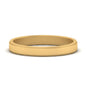 Simple Flat Wedding Band 4MM Fascinating Diamonds