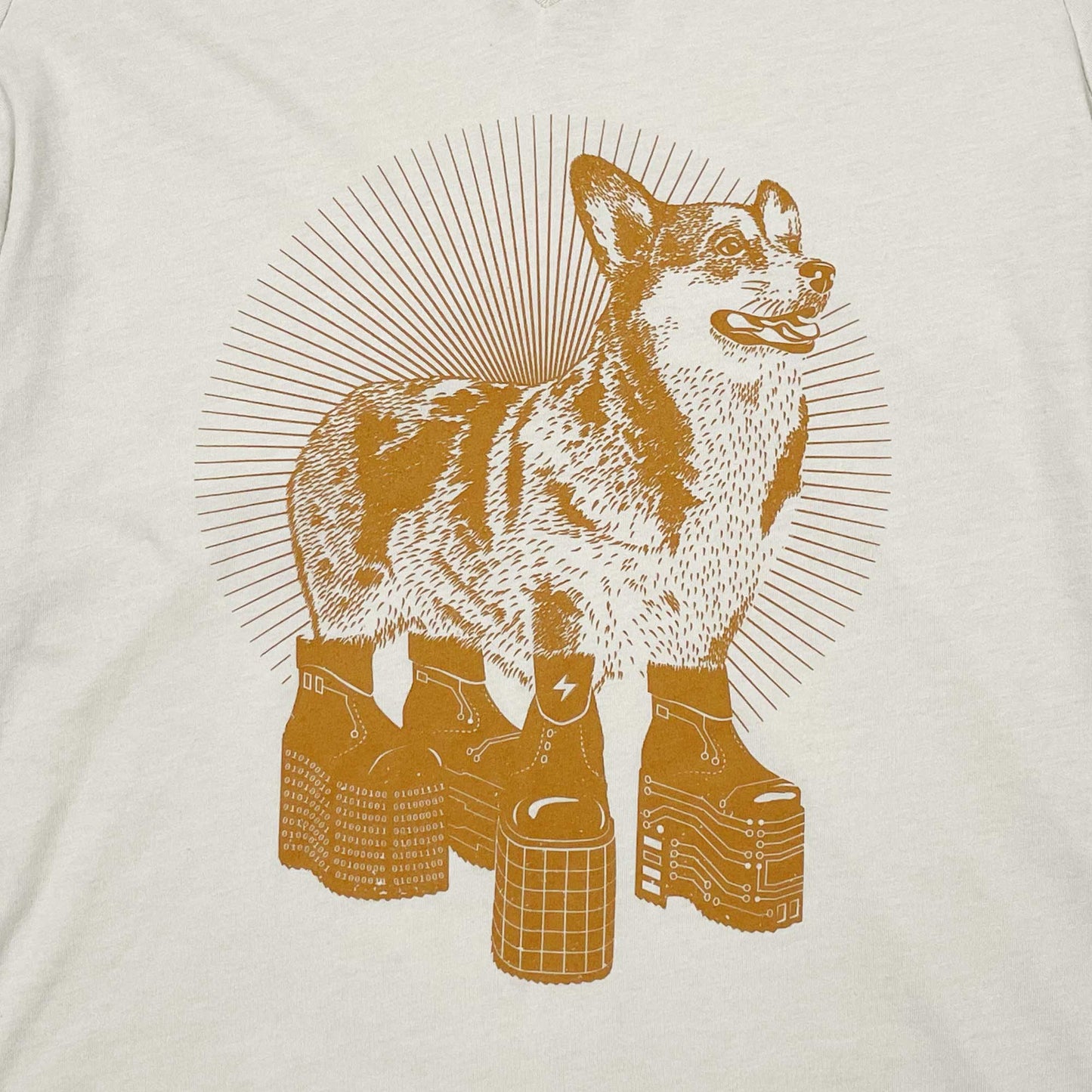 Platform Corgi Womens T-shirt STORY SPARK