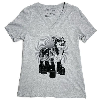 Platform Corgi Womens T-shirt STORY SPARK