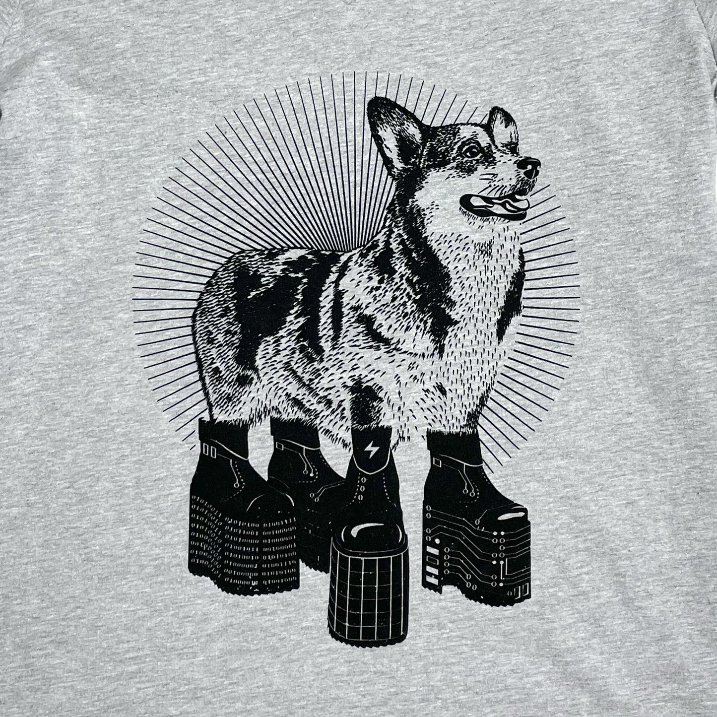 Platform Corgi Womens T-shirt STORY SPARK