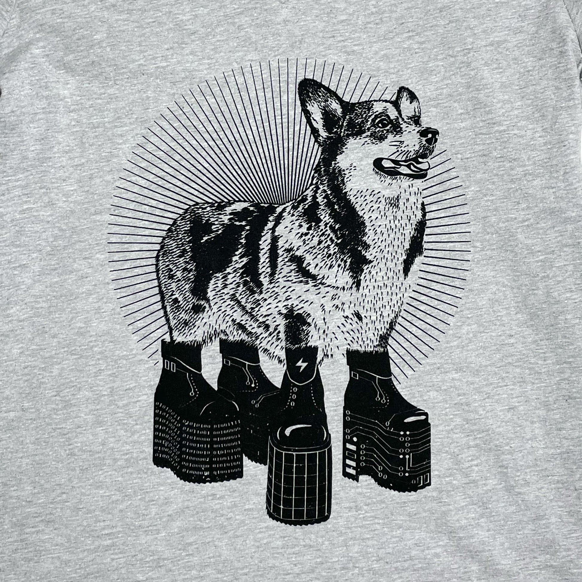 Platform Corgi Womens T-shirt STORY SPARK