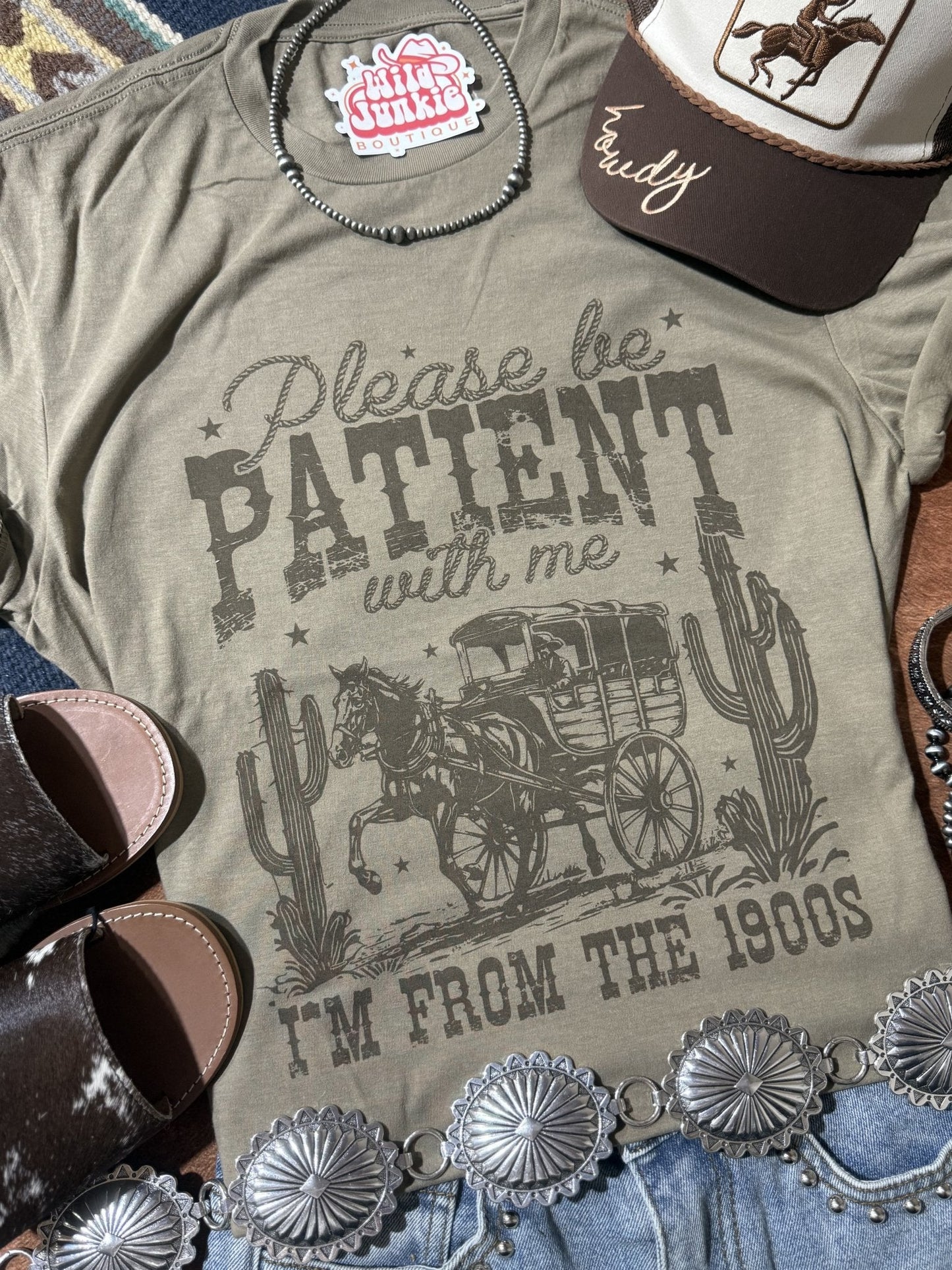 Please Be Patient With Me Graphic Tee Wild Junkie