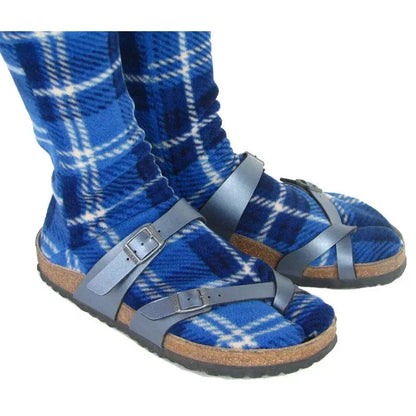Polar Feet Fleece Tabi Socks - Flannel Polar Feet® LLC
