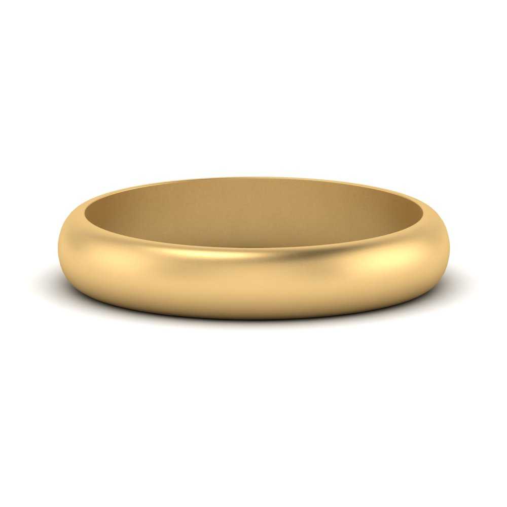 Low Dome 6mm Men Wedding Band Fascinating Diamonds