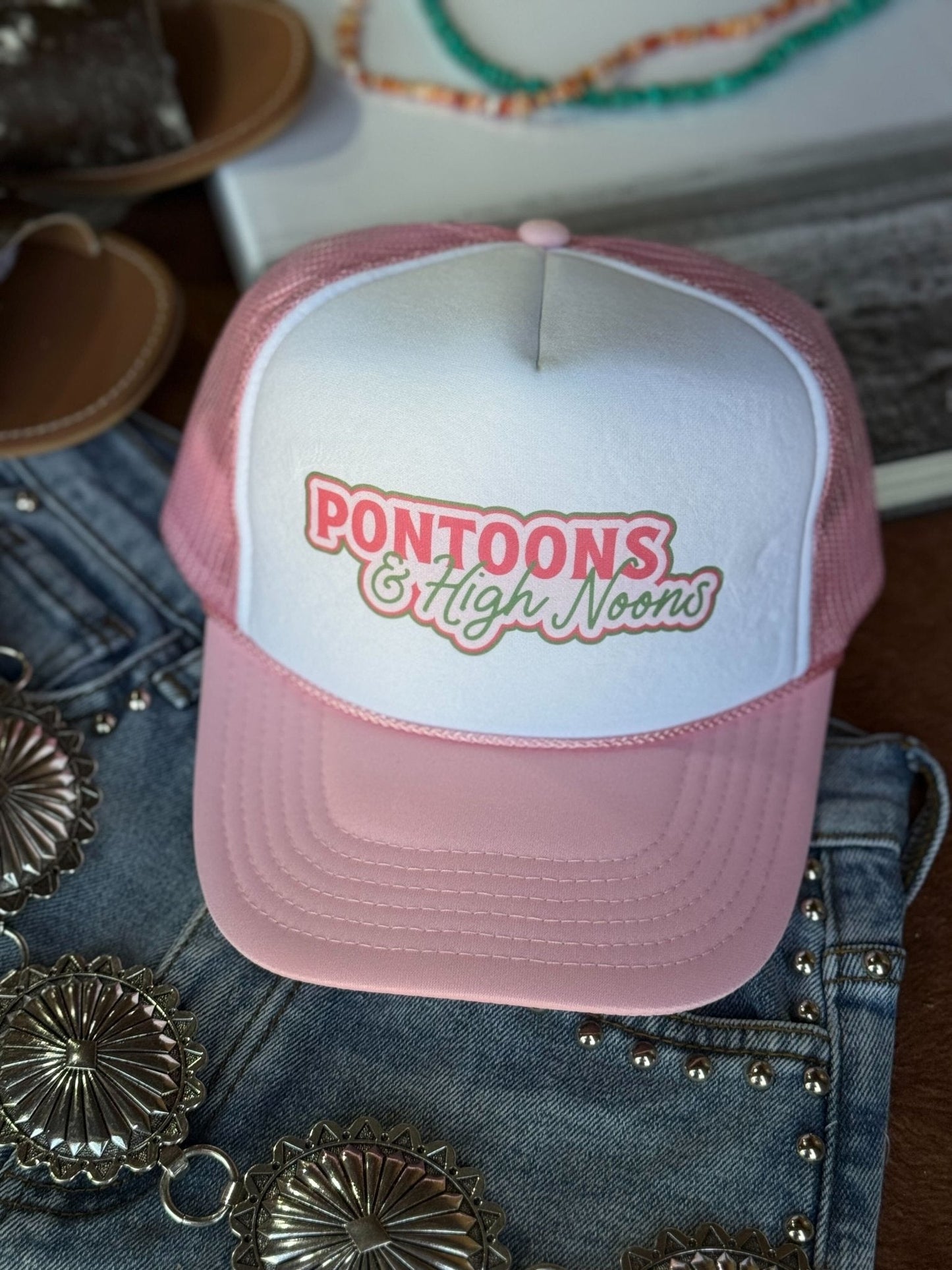 Pontoons & High Noons Trucker Hat Wild Junkie
