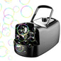 Portable Bubble Blowing Machine  with 2 Speeds Handle 3000-4000 Bubbles Per Minute Plug-In Battery Powered