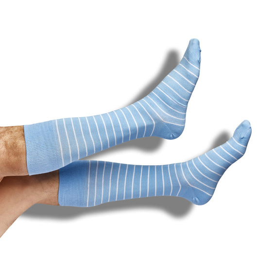 Powder Blue Wide Stripe DeadSoxy