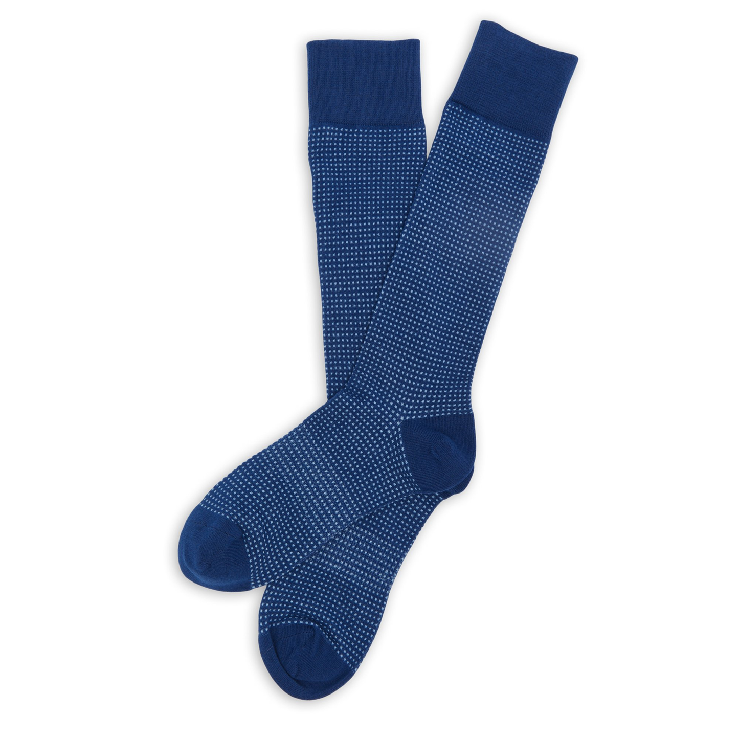 Powder / Navy Birdseye Dress Socks DeadSoxy