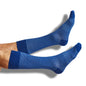Powder / Navy Birdseye Dress Socks DeadSoxy