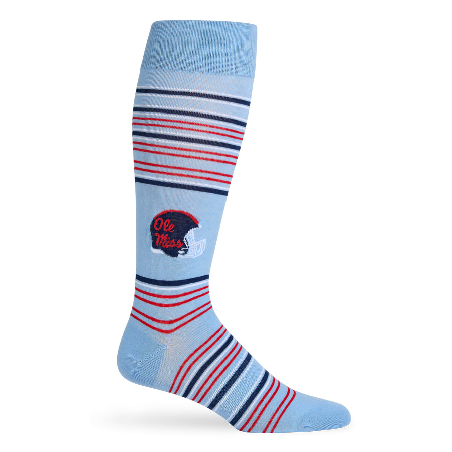 Powder Ole Miss Helmet Dress Socks DeadSoxy