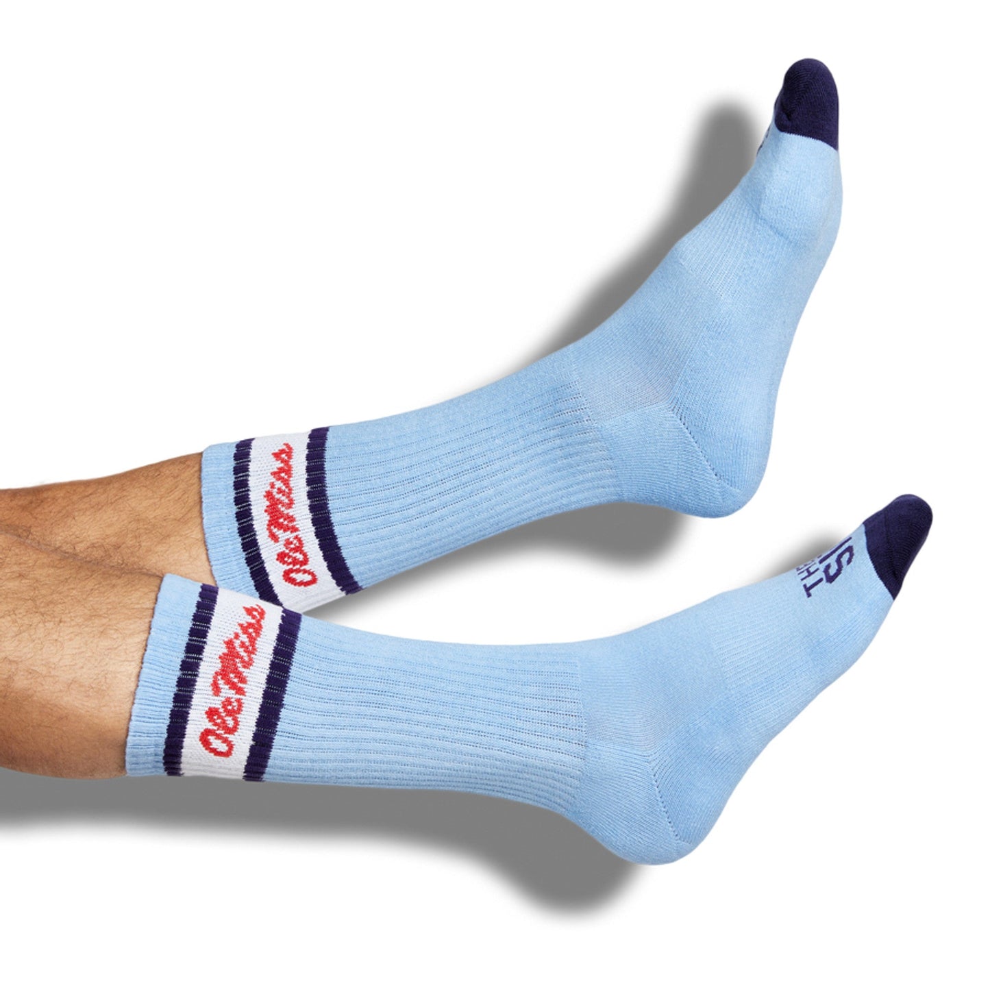 Powder Retro Script Casual Crew Socks DeadSoxy