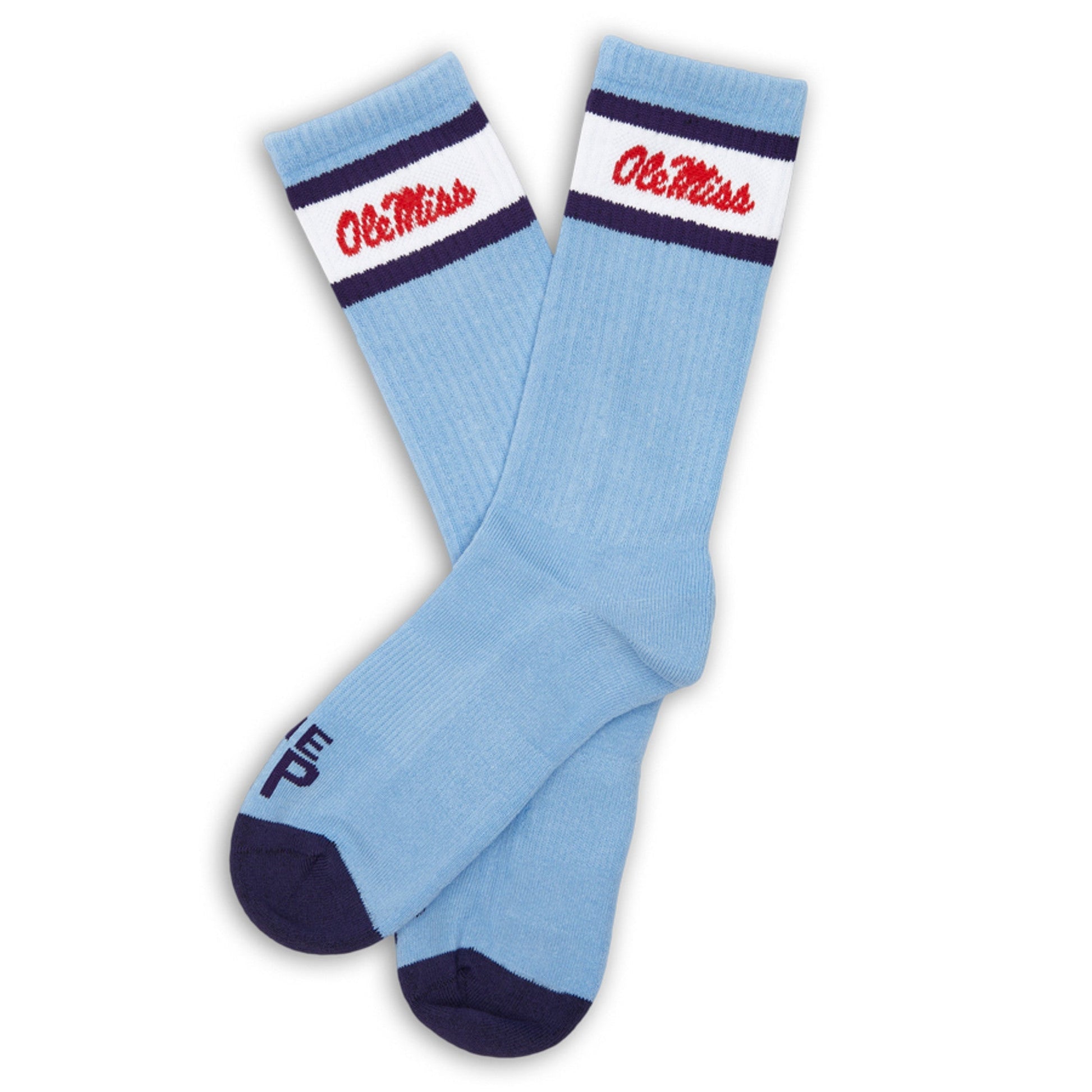 Powder Retro Script Casual Crew Socks DeadSoxy