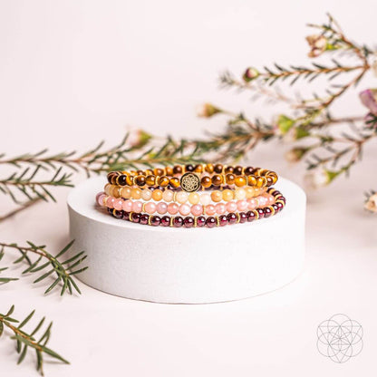 Powerful Positivity Bracelet Pack of 4 Conscious Items