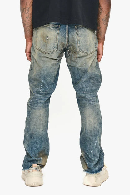 Valabasas Pox Straight Leg Jeans - Dirty Vintage Wash Denim Exchange