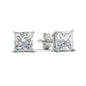 Princess Cut Diamond Stud Earring Fascinating Diamonds