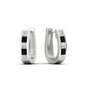 Channel Set Huggie Hoop Earring Fascinating Diamonds