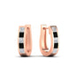 Channel Set Huggie Hoop Earring Fascinating Diamonds